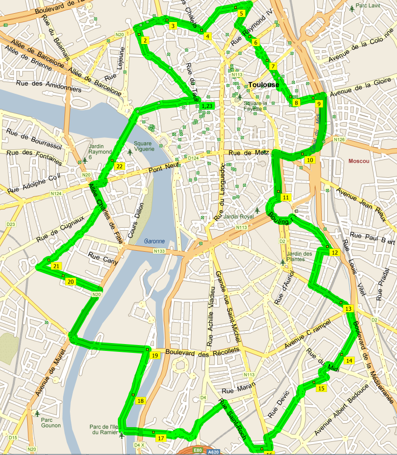 Plan de lan randonnée du 06 avril