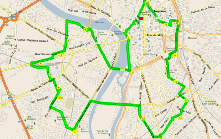 Plan de lan randonnée du 09 mars