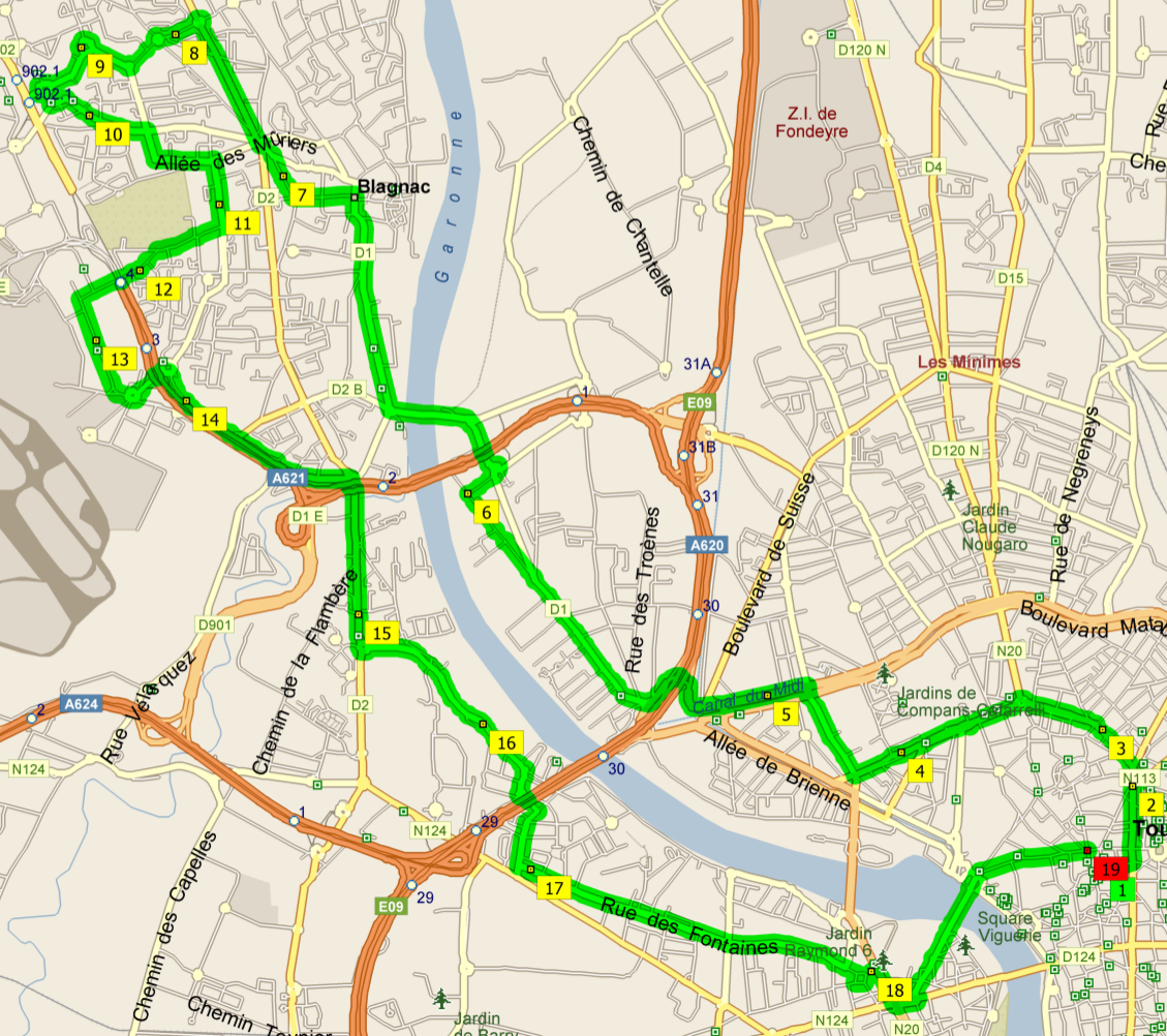 Plan de lan randonnée du 04 mai