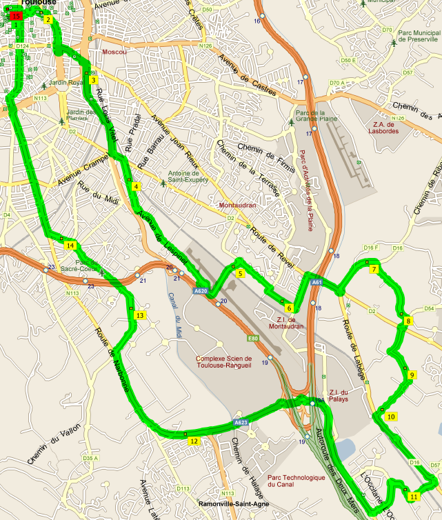 Plan de lan randonnée du 01 juin