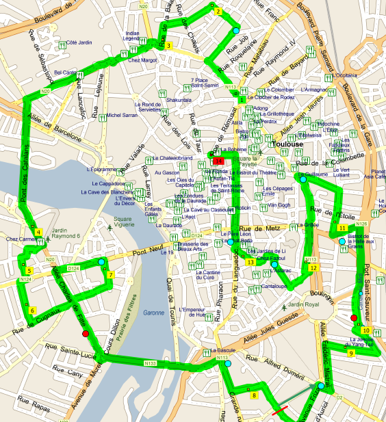 Plan de lan randonnée du 06 juillet