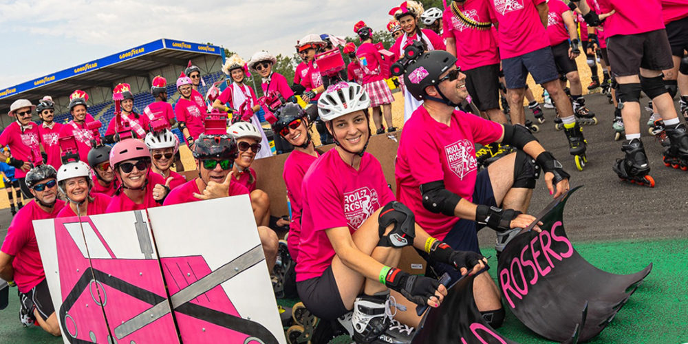 Roulez rose participe au 24h roller Le Mans 2025
