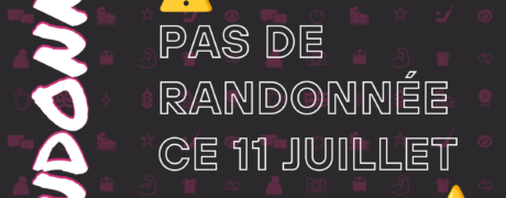 Affiche d'annulation de randonnée roller du 11 juillet 2025