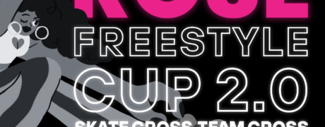 Affiche de la Rose Freestyle 2026, compétition roller freestyle à Toulouse le 12 avril 2026 au Gymnase Montaudran